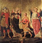 DOMENICO DI MICHELINO Tobias and the Three Archangels oil painting